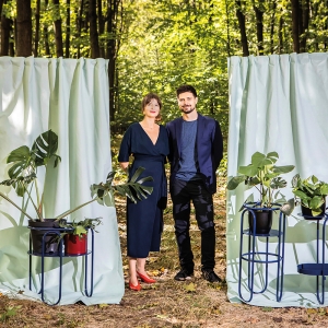 Izabela i Szymon Serej (firma Bujnie) w sesji do kalendarza miejskiego 2019 