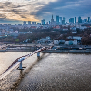 budowa Mostu na Pragę / klient Budimex / agencja ArtGroup